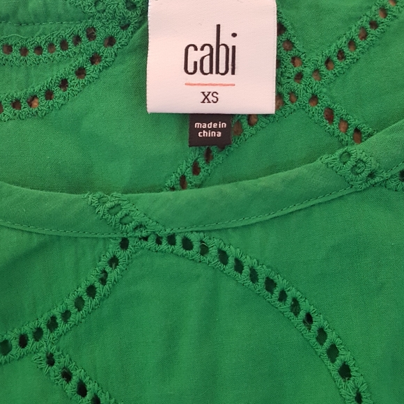 CAbi Emerald green blouse/tunic - Picture 3 of 6